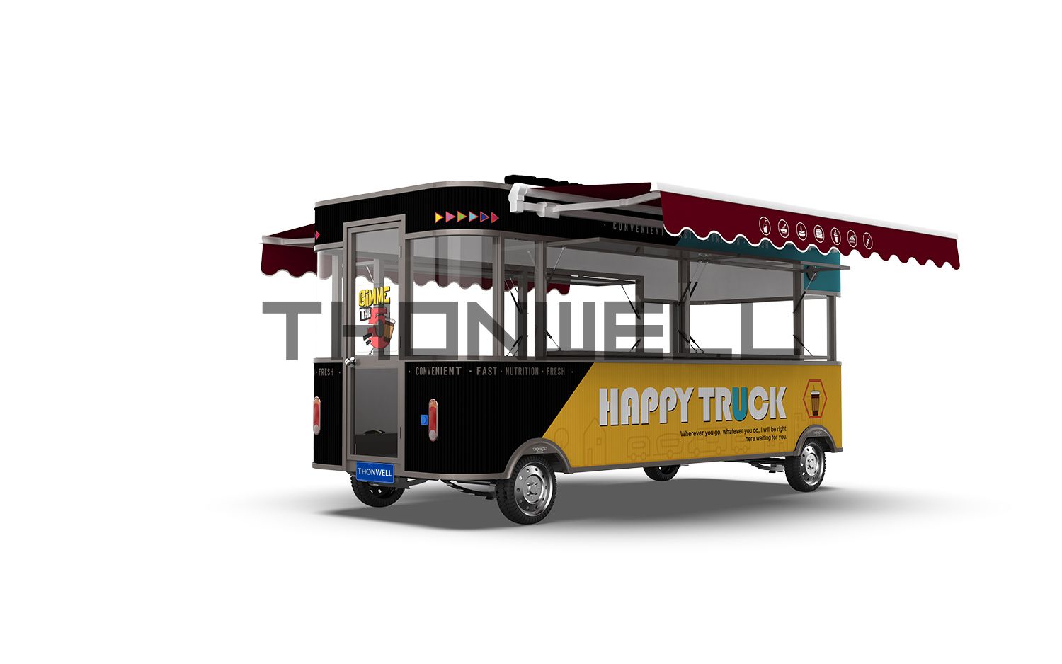 Food truck breakfast cart of Kuck-50