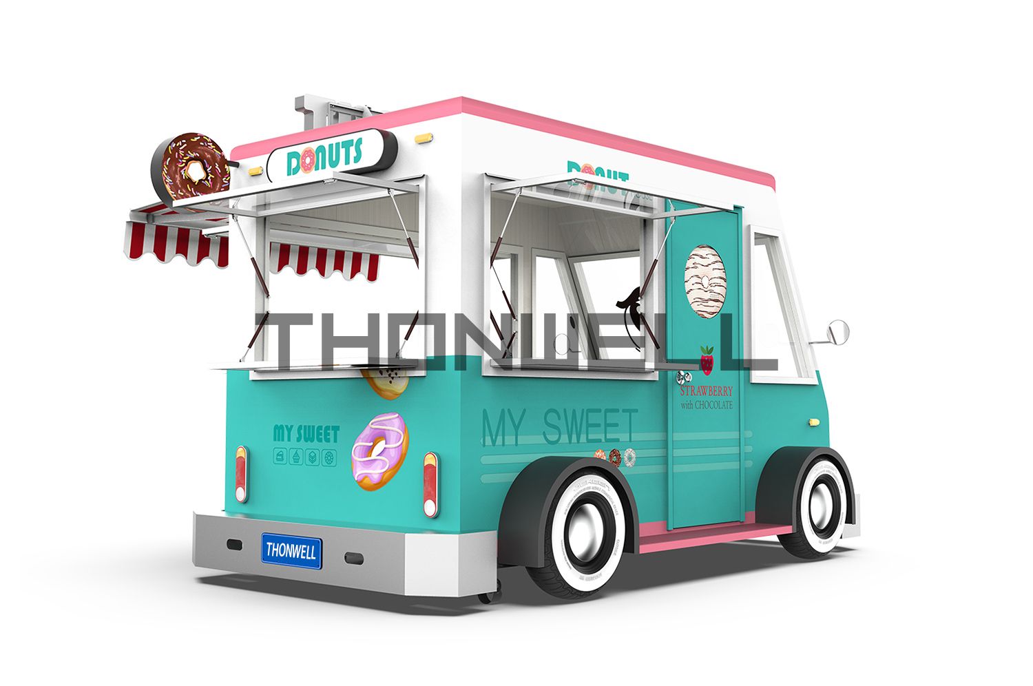 Food truck food trailer of BERLIN