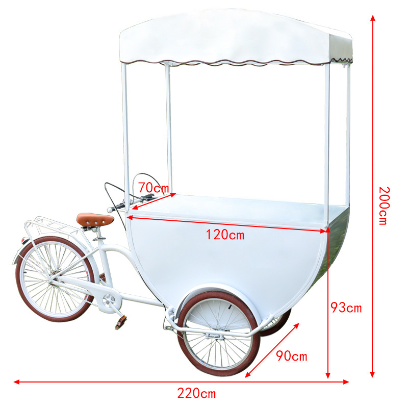 outdoor food cart with wheels
