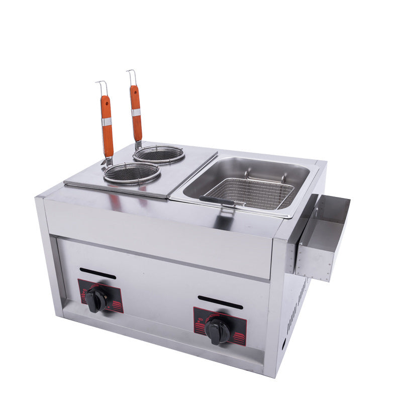 TB-GH722 Commercial two in one combined furnace electric noodle cooking furnace