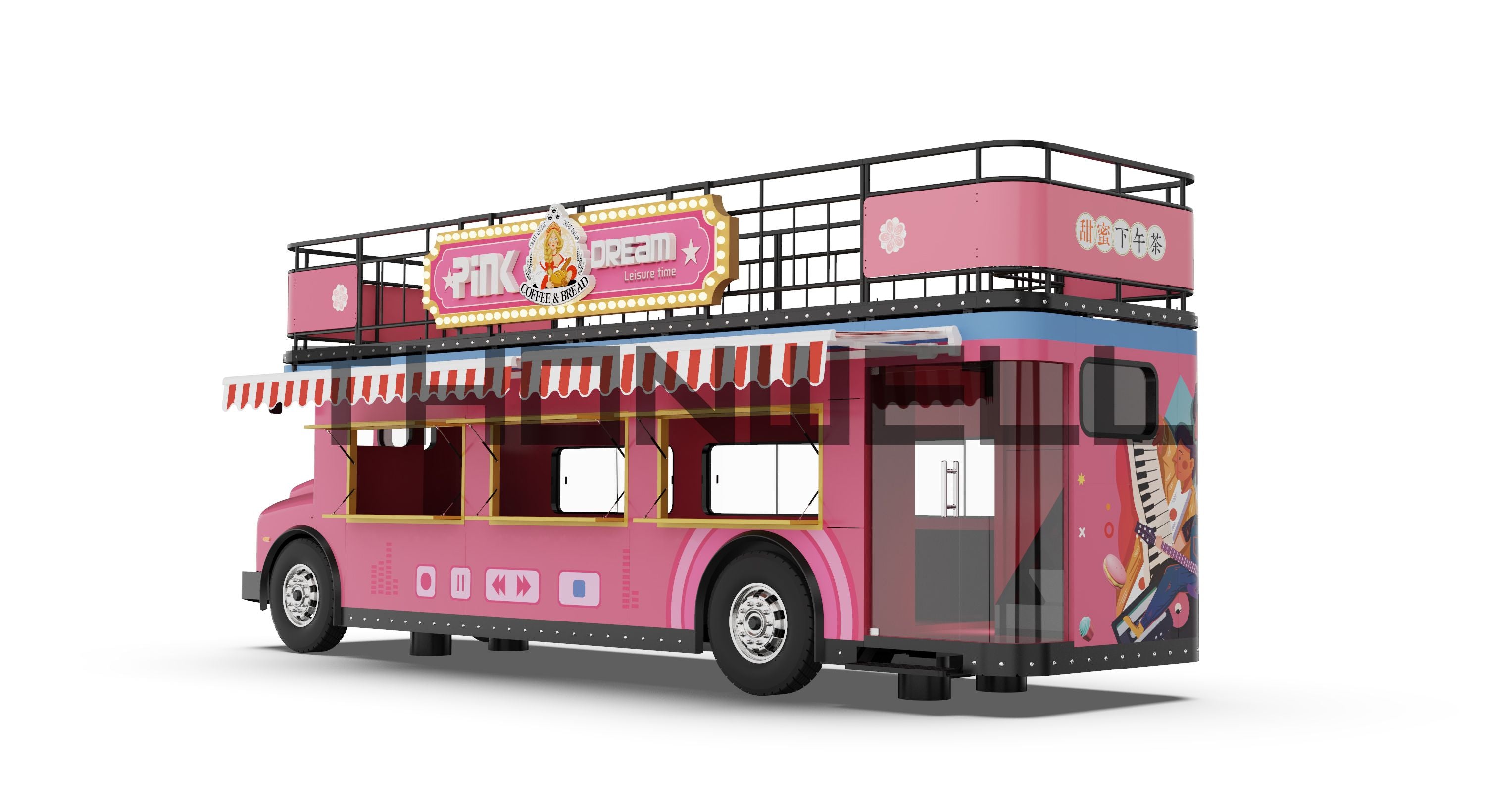 Food truck food cart trailer of Vegas