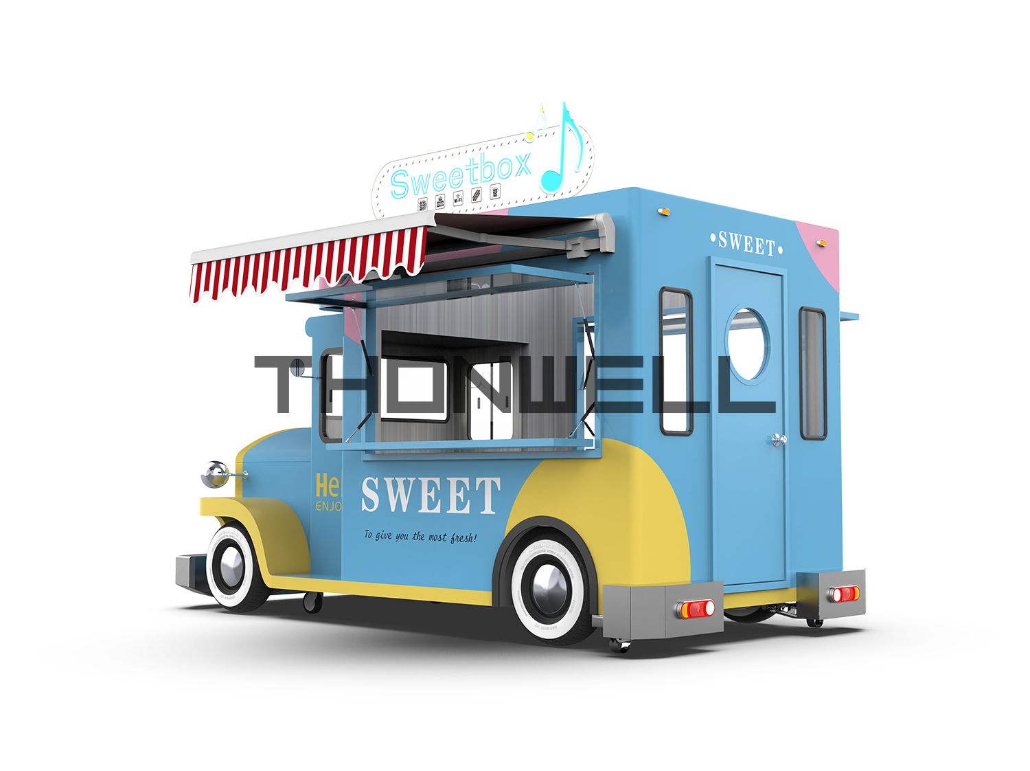 Food truck food cart traile of Polly-42
