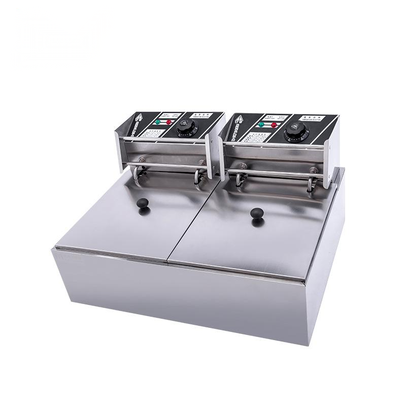 TB-EH82 Commercial electric double cylinder fryer electric fryer fryer factory wholesale