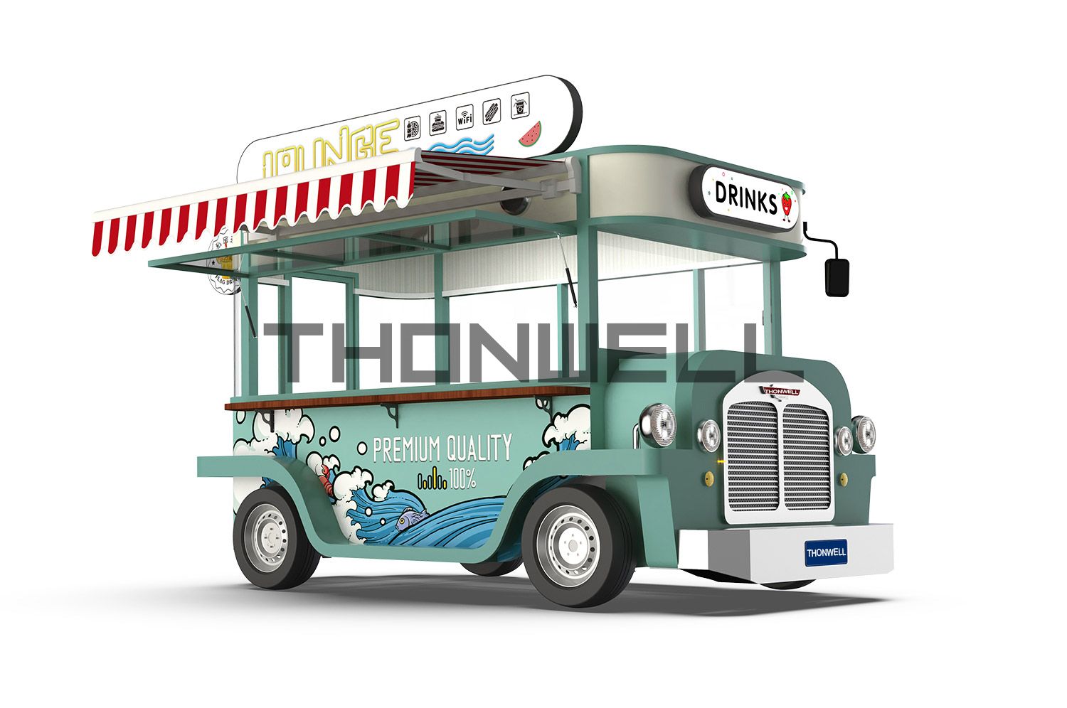 Food truck ice cream cart of MIKO-44