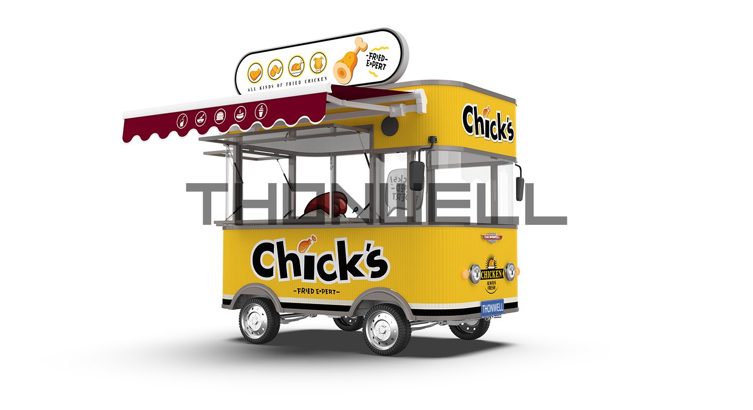 Food truck breakfast cart of Kuck-28