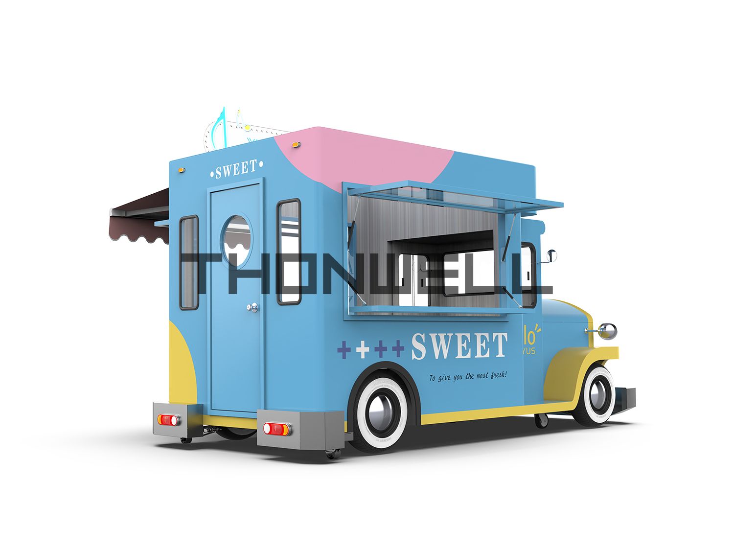 Food truck food cart traile of Polly-42
