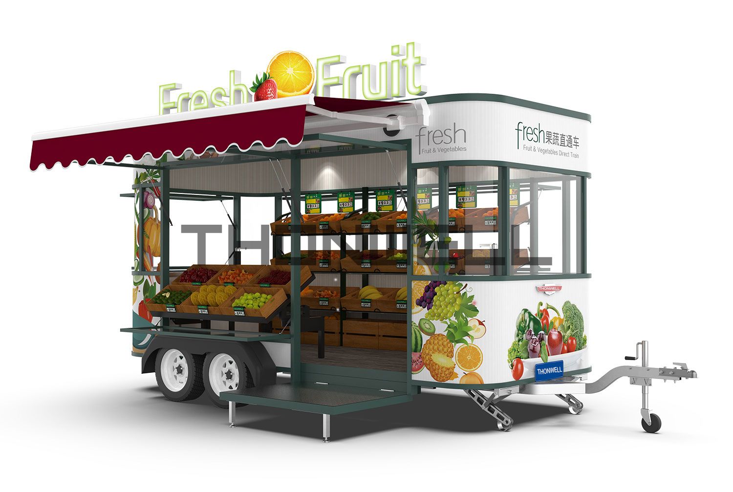 Sweet corn cart food truck of ROSEN