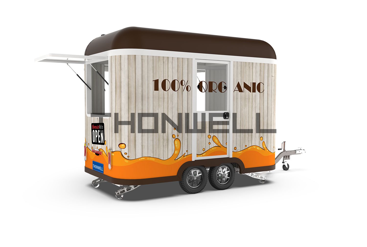 Food cart truck trailer of BLUES-29