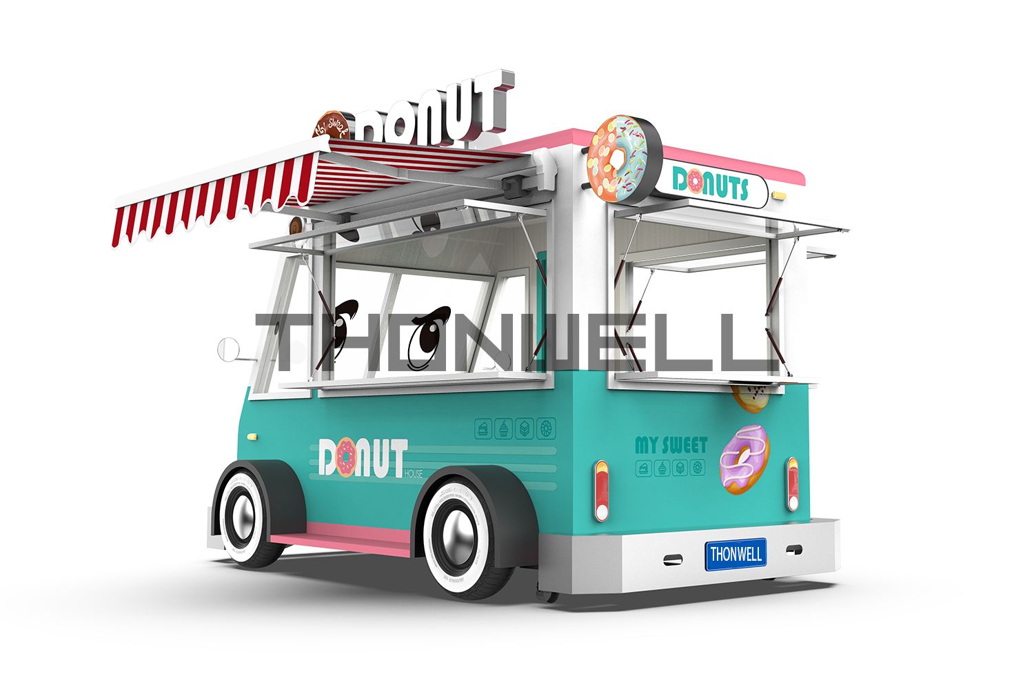 Food truck food trailer of BERLIN
