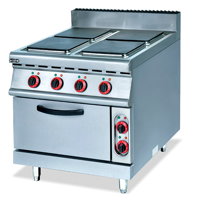 TB-8893 Vertical electric range with 4 hot plate&oven