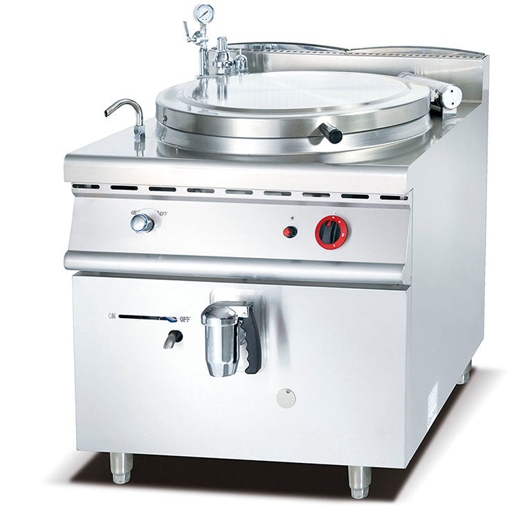TB-8665D Vertical electric tilting wok soup pot combination furnace