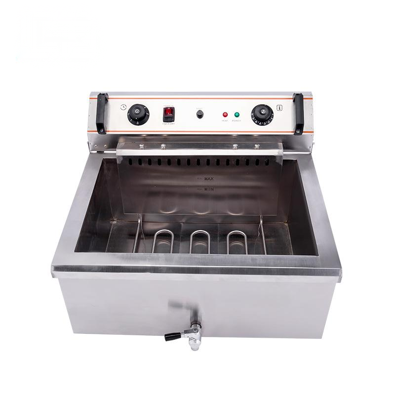 TB-EH201 Commercial electric single cylinder fryer snack fryer fryer manufacturers wholesale